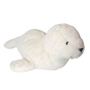Dan Dee Artic Baby Seal 21" White Plush Stuffed Animal Soft Cuddly Collectors